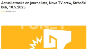 Napad na novinare u Hrvatskoj